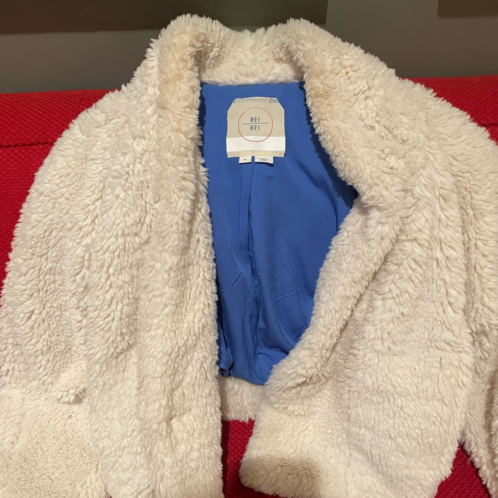 Anthropologie Faux Fur Jacket